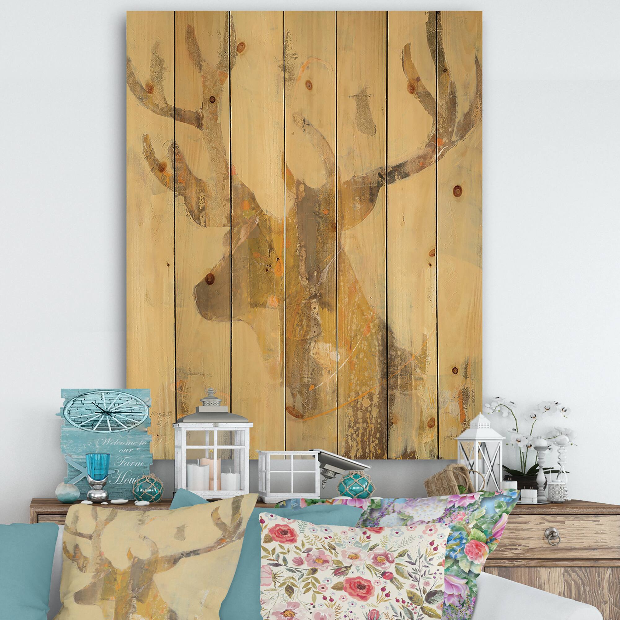 Designart - Golden Deer II